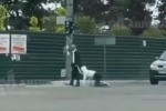 В Мариуполе человека выгуливали, как собаку