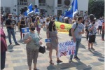 Подозрительный митинг в Мариуполе