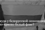 Откуда у белорусской оппозиции бело-красно-белый флаг?